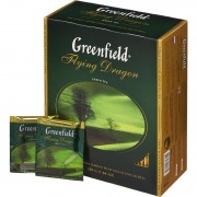 Чай GREENFIELD Flying Dragon зеленый, 100 пакетиков - Сила воды - сила природы