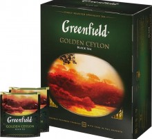 Чай Greenfield Golden Ceylon черный 100 пакетиков - Сила воды - сила природы